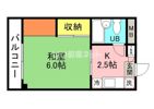 コーポ高津の間取り画像