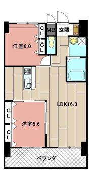 MDIシエルコンティーレ曽根北町の間取り画像