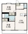 シャン フルールの間取り画像