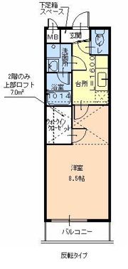 フジパレス浜寺諏訪森サウスの間取り画像