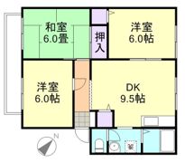 サンライフ中島 Aの間取り画像