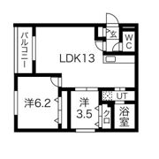 precious kita24(プレシャスキタ24) ※フリーレント可!の間取り画像