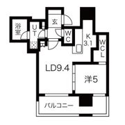 Laurel Tower名古屋栄の間取り画像