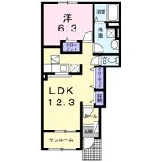 プラシード ピアッツァの間取り画像