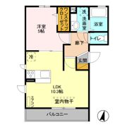 プリムヴェール 十八番館の間取り画像