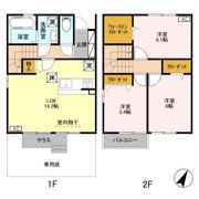 ガルリポーズ Ⅱの間取り画像