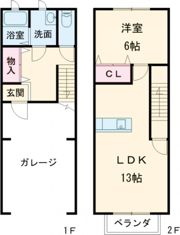 ココモときめき東の間取り画像