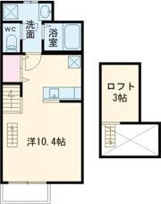 プレズント福生Ⅱの間取り画像