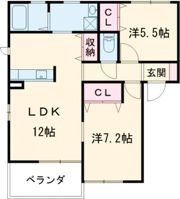 ドミールエスト Cの間取り画像