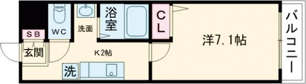 プリムローズマンションの間取り画像