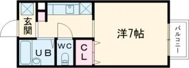 パセオ学園前の間取り画像