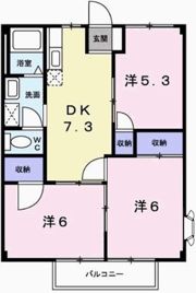 コーポ三輪の間取り画像