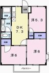 コーポ三輪の間取り画像