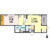 DーROOMルント連坊 Bの間取り画像