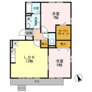 リリー オブ ザ バリーの間取り画像