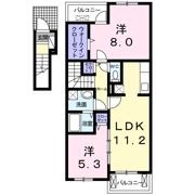 ロザージュの間取り画像