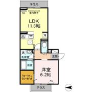 D-roomトラベシアの間取り画像