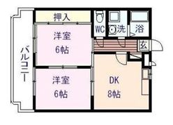 メゾンゆきの間取り画像
