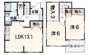 近藤貸住宅の間取り画像