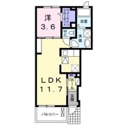 プラシード223 Ⅰの間取り画像