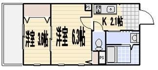 クレア栄町の間取り画像