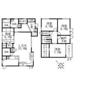 東香里3丁目戸建の間取り画像