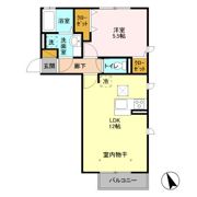 セカンド クレストの間取り画像
