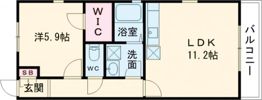 クレールヒロセⅠの間取り画像