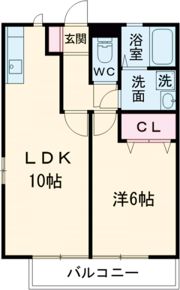 フルール C棟の間取り画像