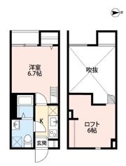 エクル中芝町の間取り画像