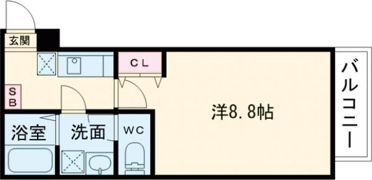 クレフラスト坂井戸の間取り画像