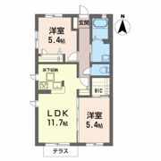 プレシャス コートの間取り画像