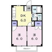 アクティブ河原Bの間取り画像