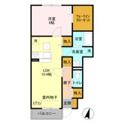ローズ モンターニュの間取り画像