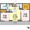 アヴァンスコート参番館の間取り画像