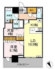 THE TOWER JUJOの間取り画像
