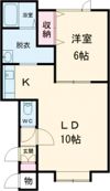 来夢ハイツ川端Ⅱの間取り画像