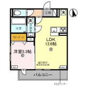 D-ROOM深草小久保町Bの間取り画像