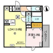 D-ROOM深草小久保町Cの間取り画像