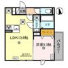 D-ROOM深草小久保町Cの間取り画像