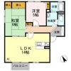 メッセゆう A棟の間取り画像