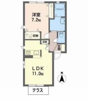 ルネ行永東の間取り画像