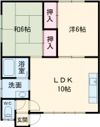 コーポラスJOYⅡの間取り画像