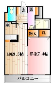 ヴューテラス弐番館の間取り画像