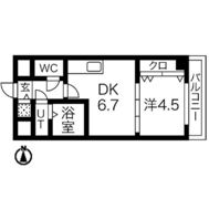 ONE ROOF FLAT FUKUSHIMA(ワンルーフフラットフクシマ)の間取り画像