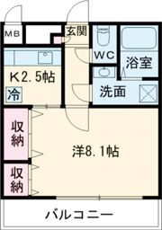 エマーブル矢橋の間取り画像