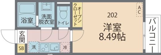 カインドネス蕨の間取り画像