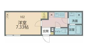 カインドネス厚木Southの間取り画像