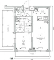 スカイコート渋谷北参道の間取り画像