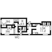 エステートライフ北36条の間取り画像